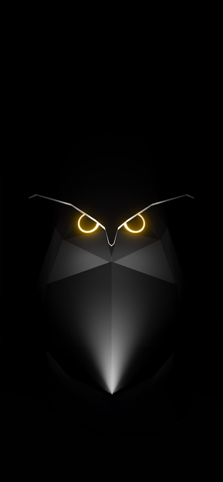 Default wallpaper of Tesla CyberOwl | Halloween