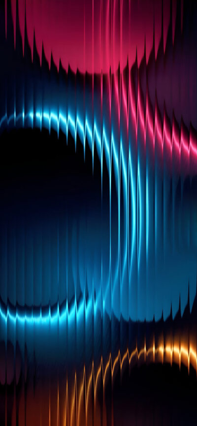 Wallpaper Echoes of Neon Waves