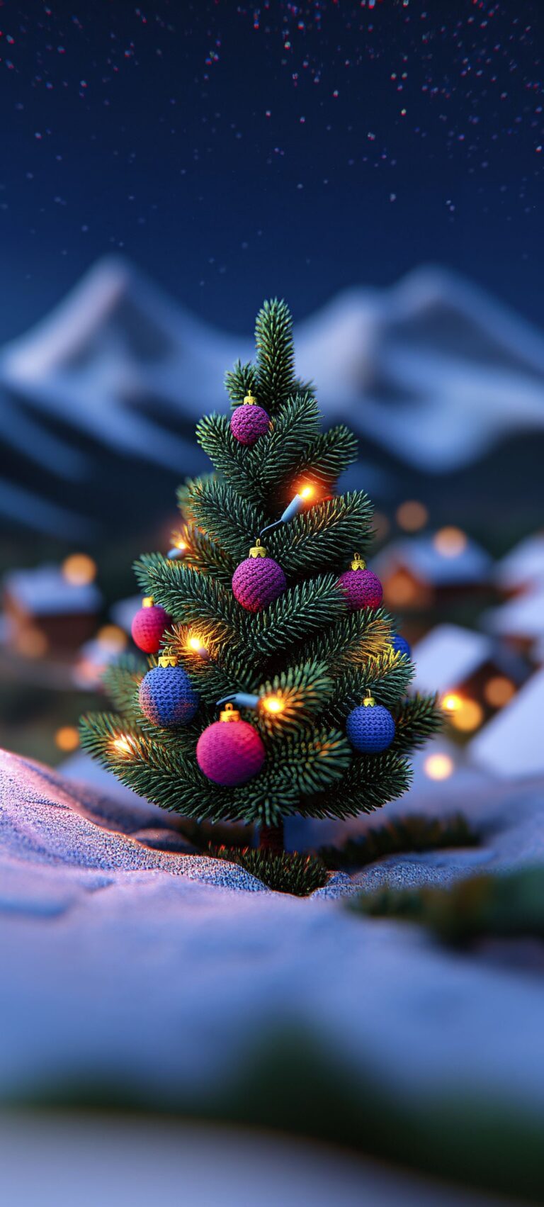 Default wallpaper of Little Christmas Tree