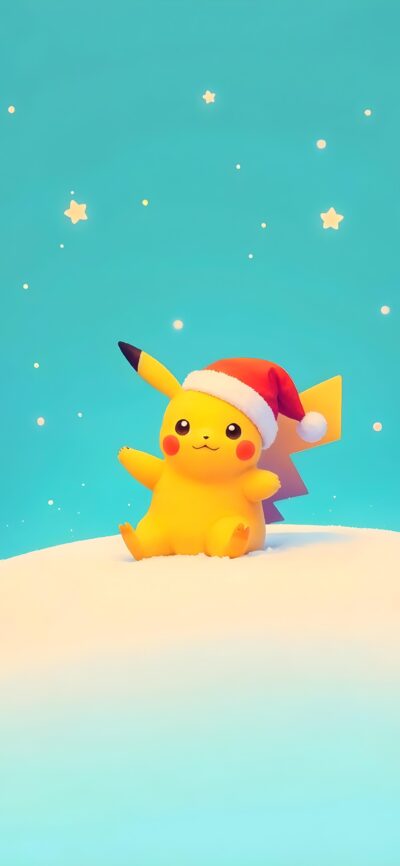 Wallpaper Festive Pikachu