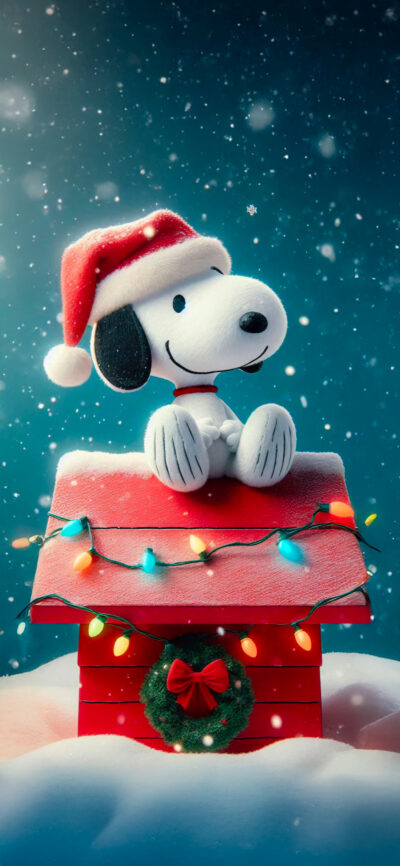 Wallpaper Snoopy’s Festive Cheer