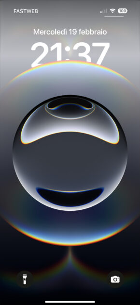 iPhone 16e – Official Stock Wallpaper | Depth Effect