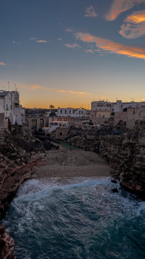 Polignano a Mare Sunset, Puglia, Italy | Around the World