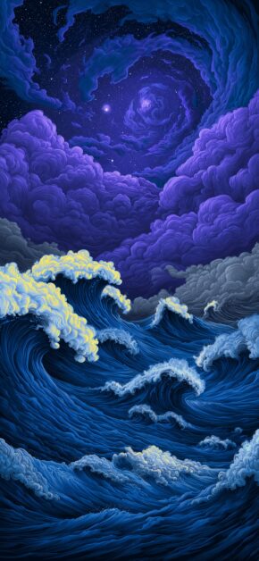 Purple Waves
