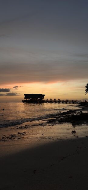 Sunset at the sea