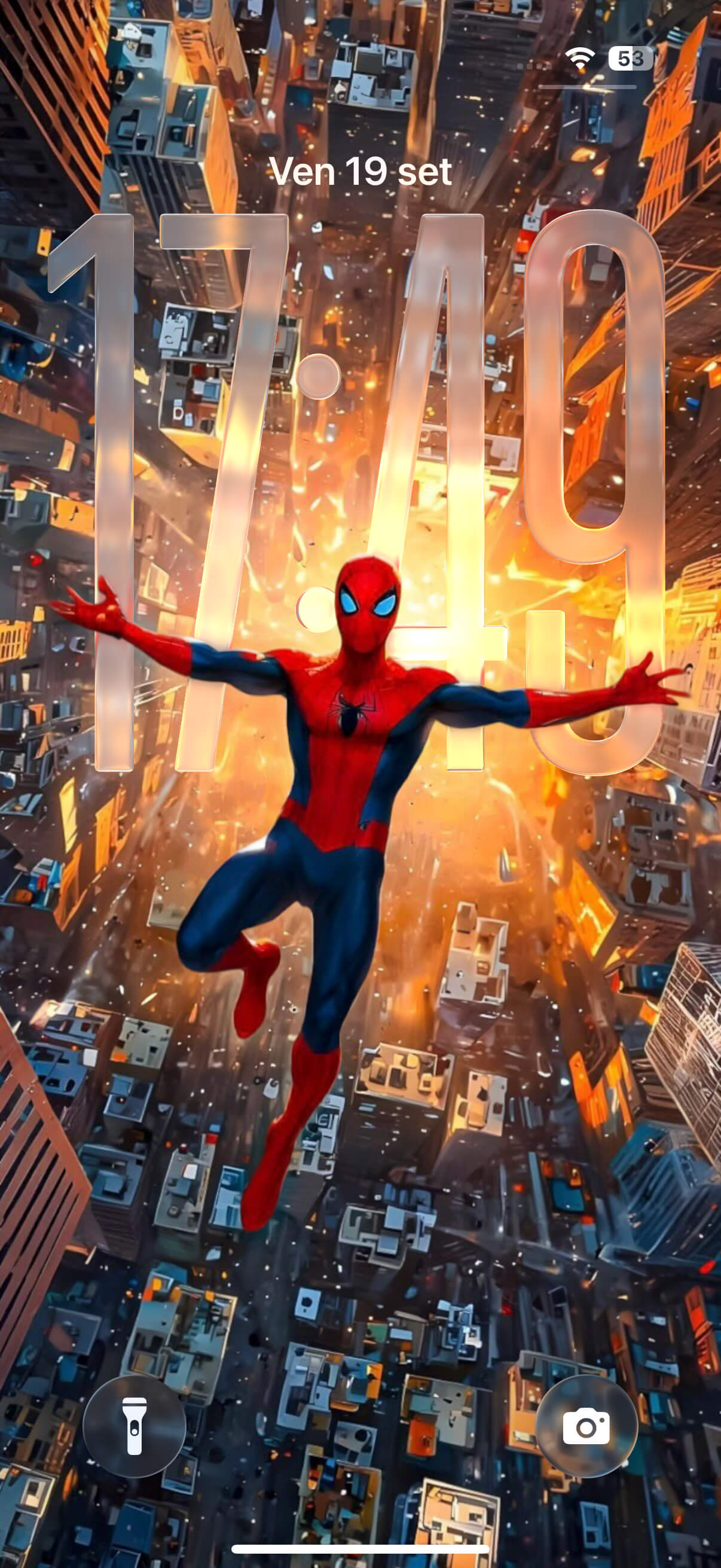 Falling Spiderman | Depth Effect + 3D Spatial Scene