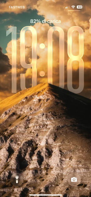 Mountain sunset | Depth Effect
