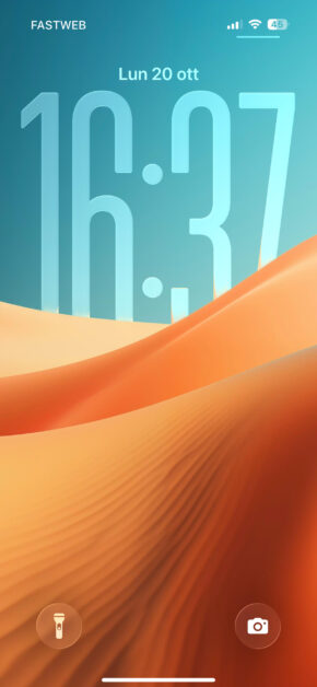 Cosmic Orange Desert | Depth Effect