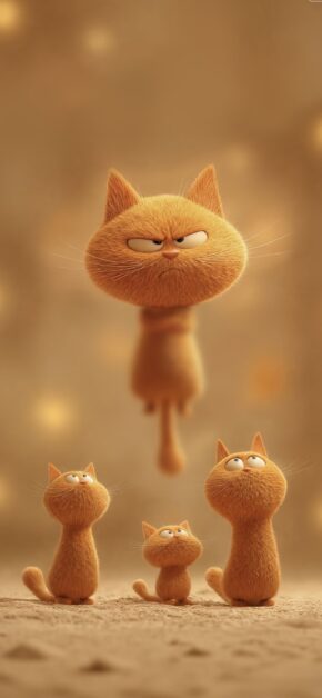 Funny Angry Cat