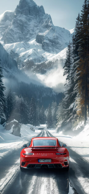 Winter Porsche