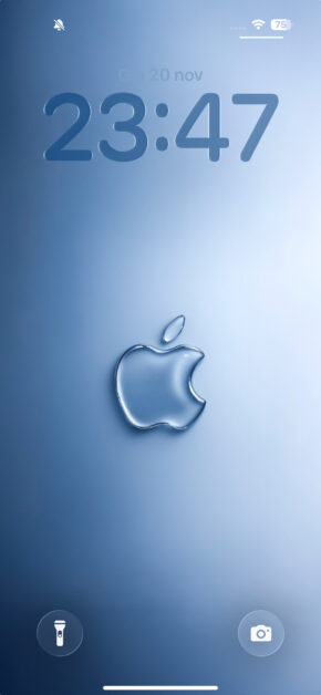 Liquid Apple Logo