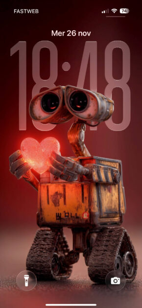 Wall-E in love | Depth Effect + Spatial Scene 3D