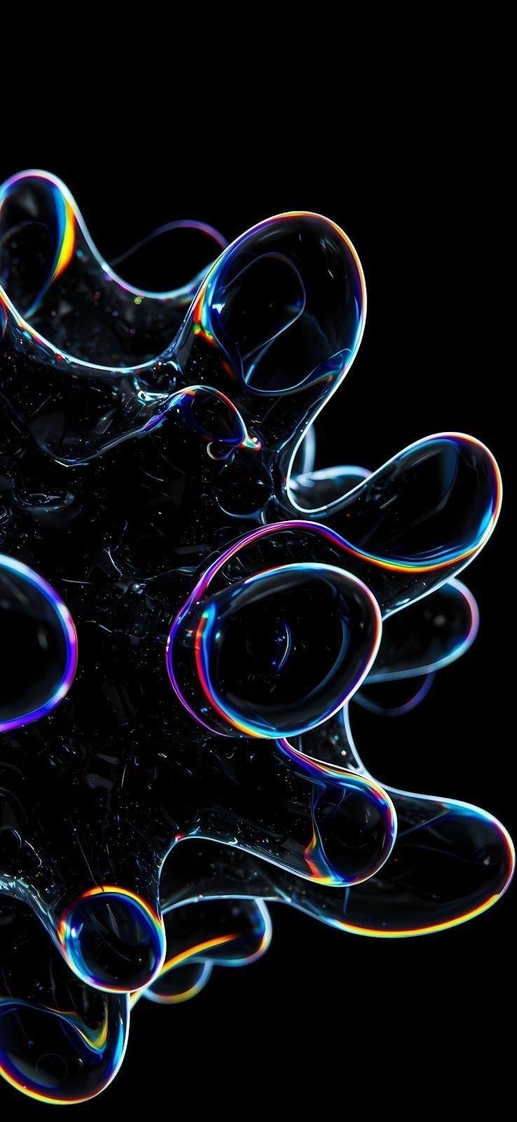 Bubbles OLED