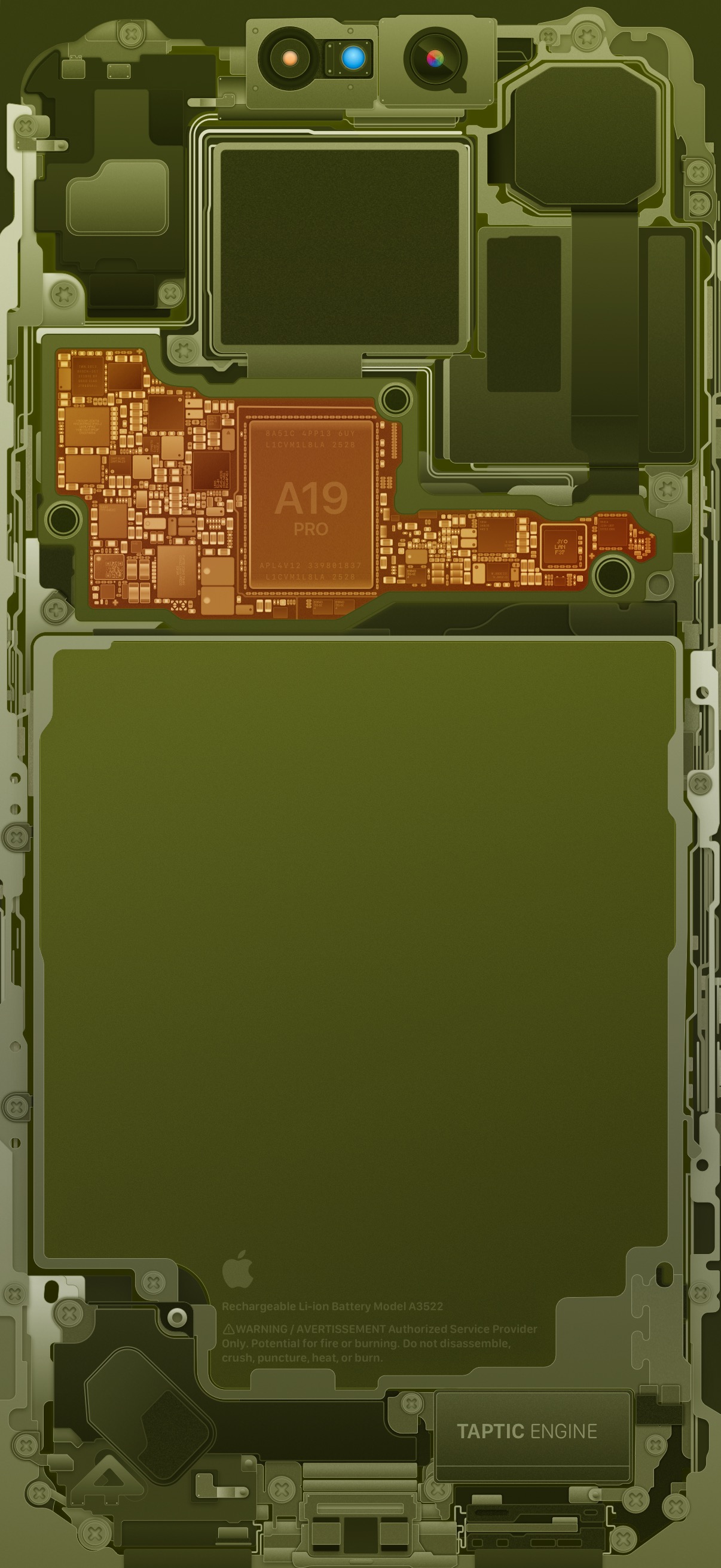 iPhone 17 Pro Internals – Cosmos Orange