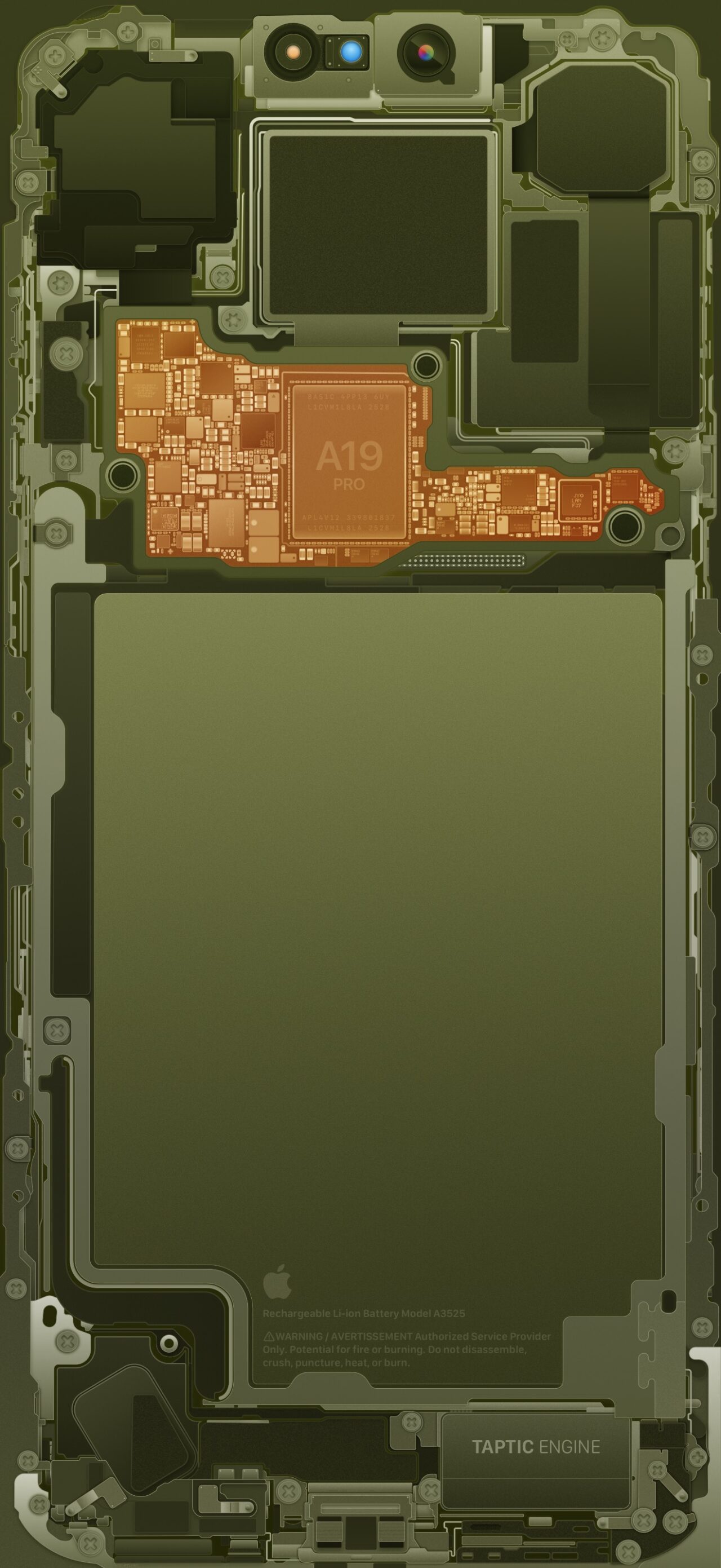 iPhone 17 Pro Max Internals – Cosmos Orange