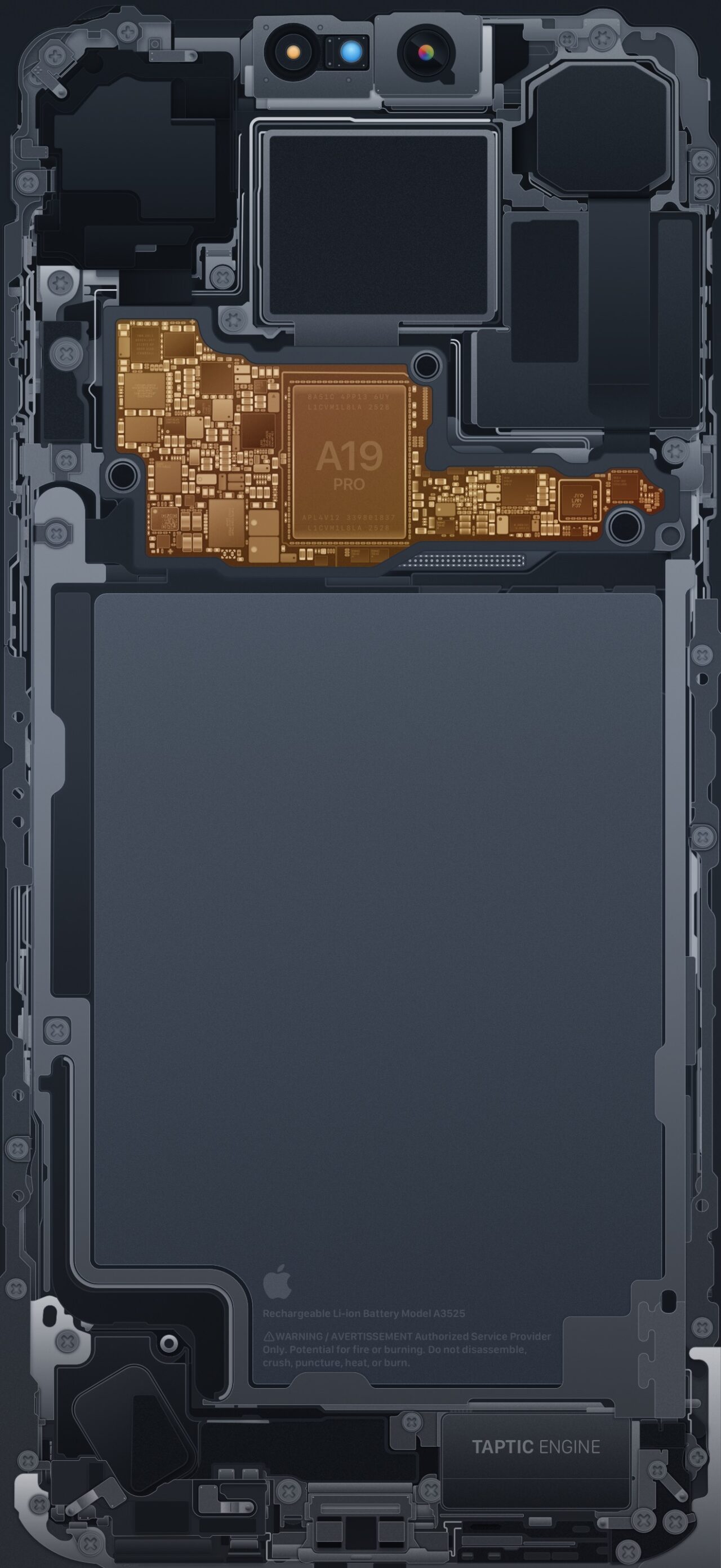 iPhone 17 Pro Max Internals – Deep Blue