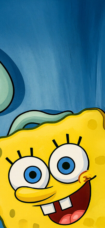 Spongebob, Patrick & Squiddi — Spongebob