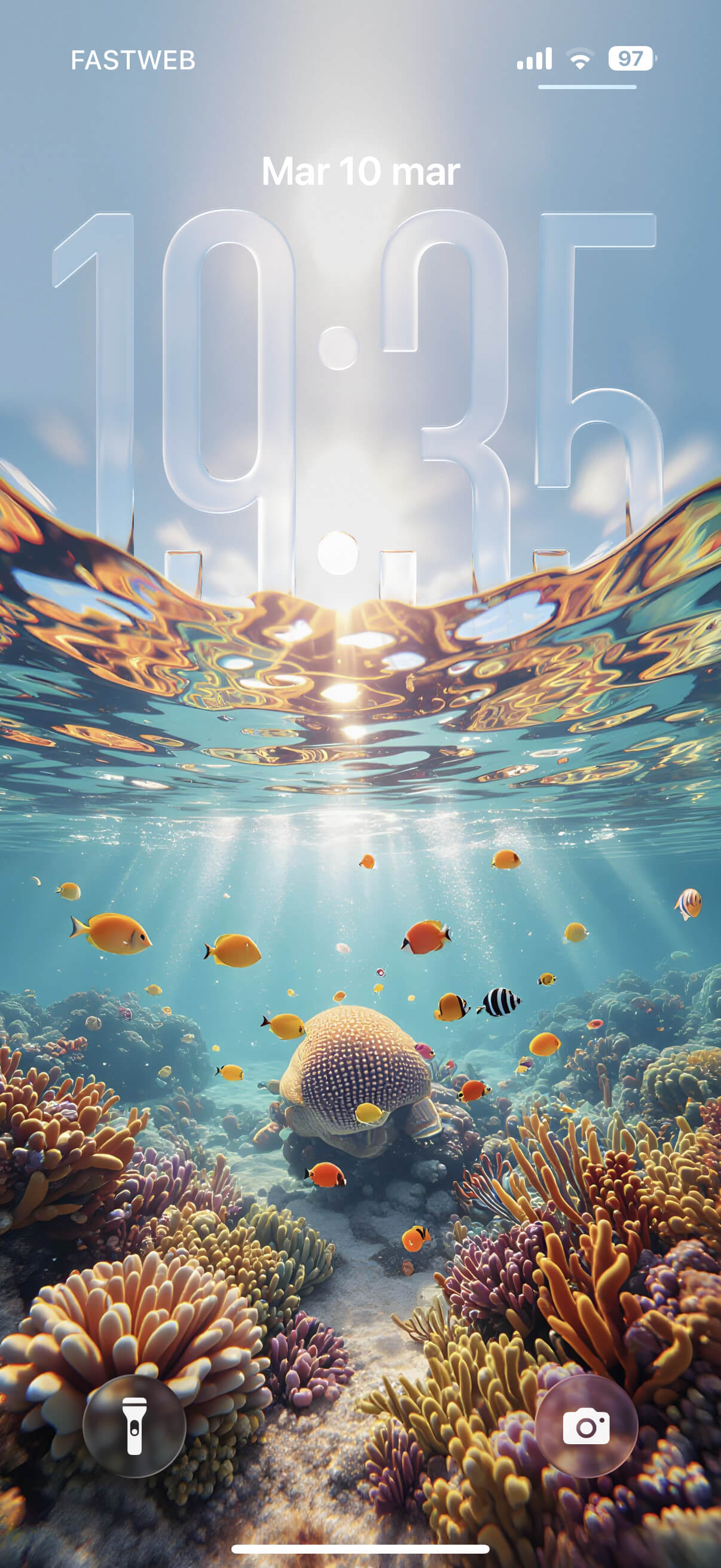 Under the water | Depth Effect