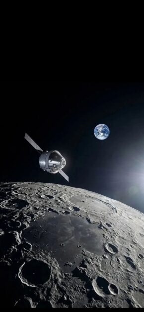Moon & Earth