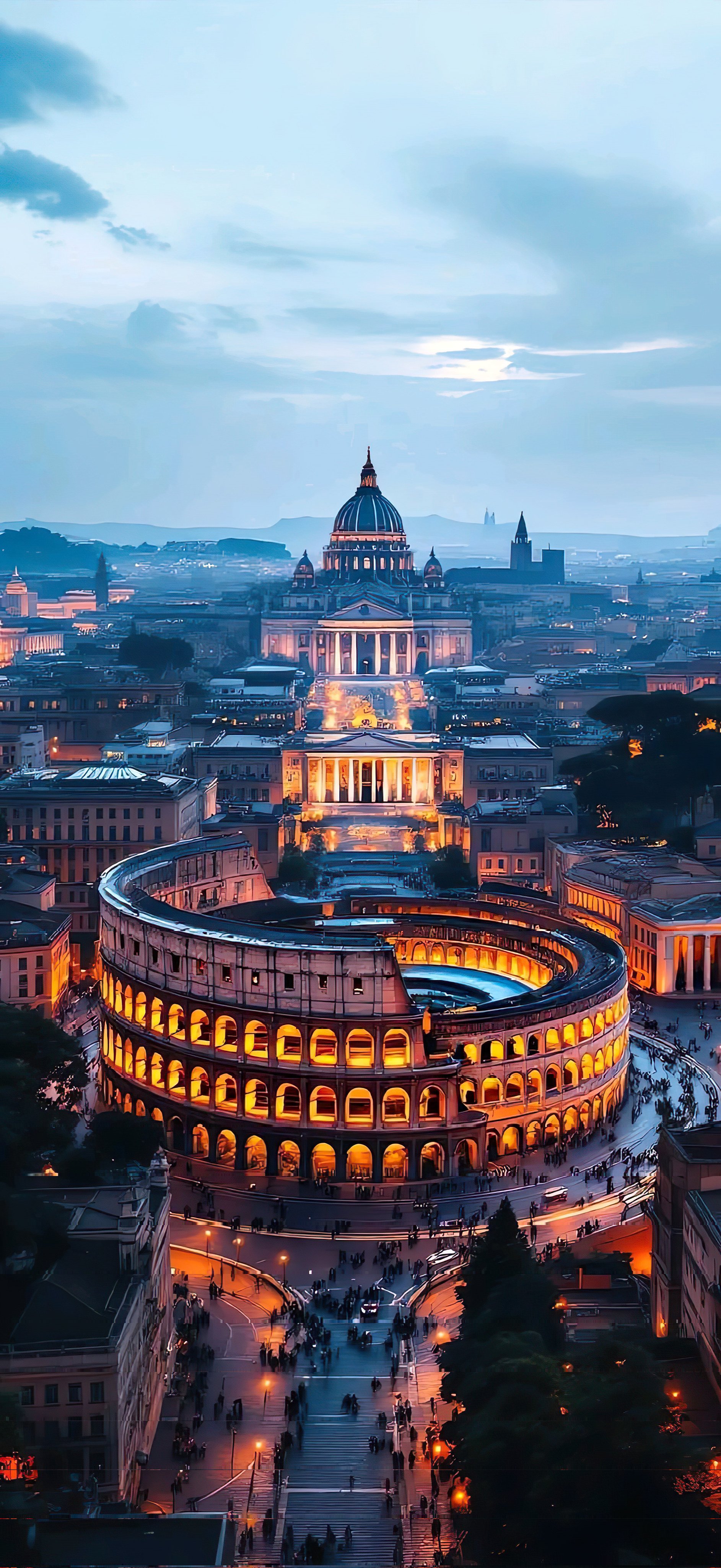 Rome, Italy | Depth Effect - Wallpapers Central