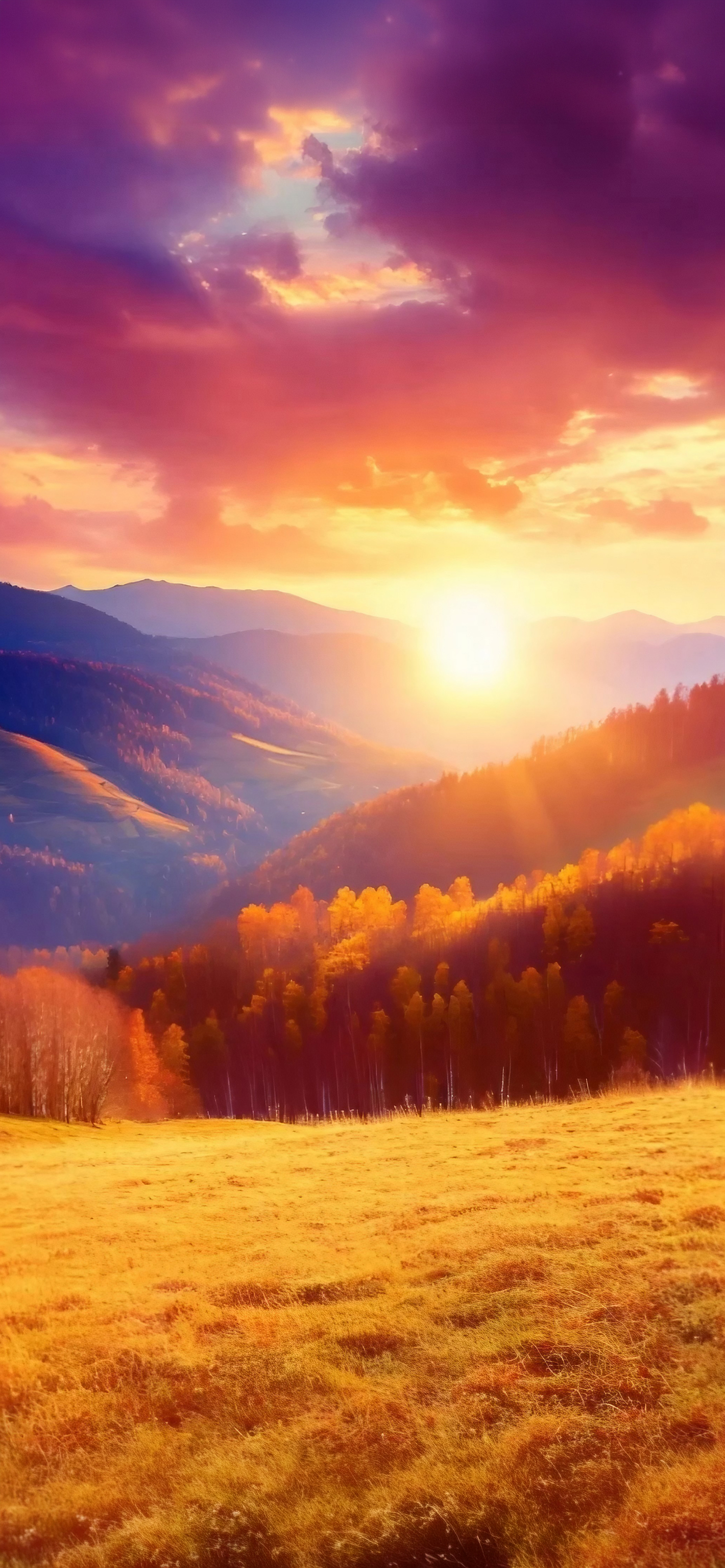 Sunrise in Mountain