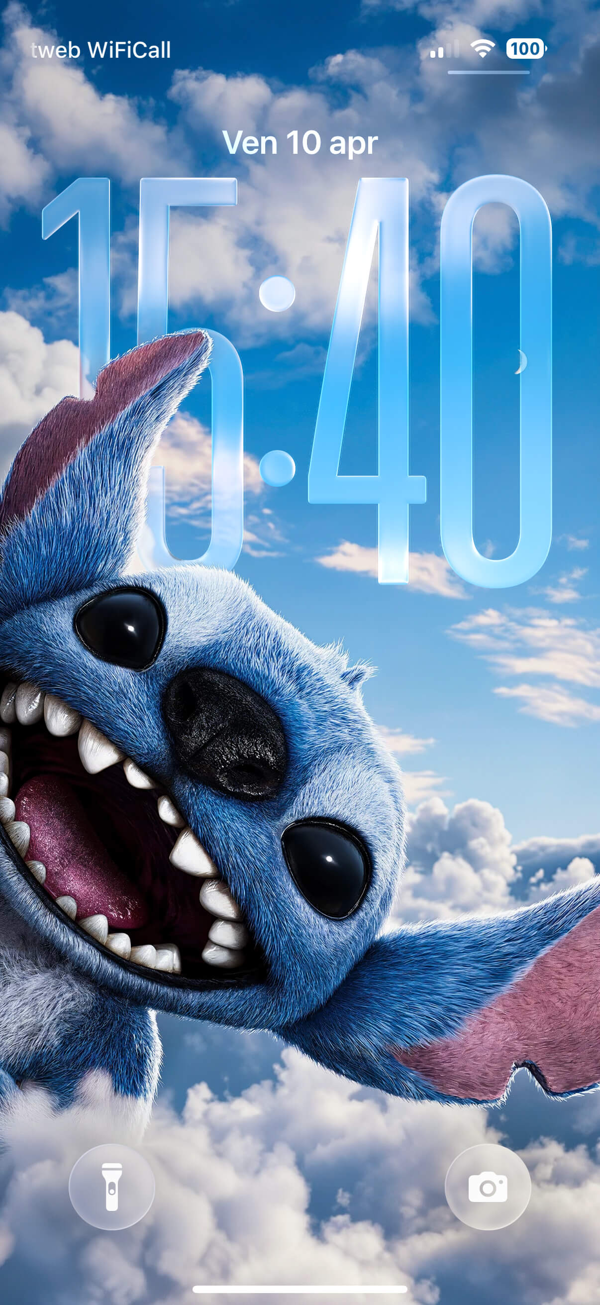 Stitch on Clouds | Depth Effect