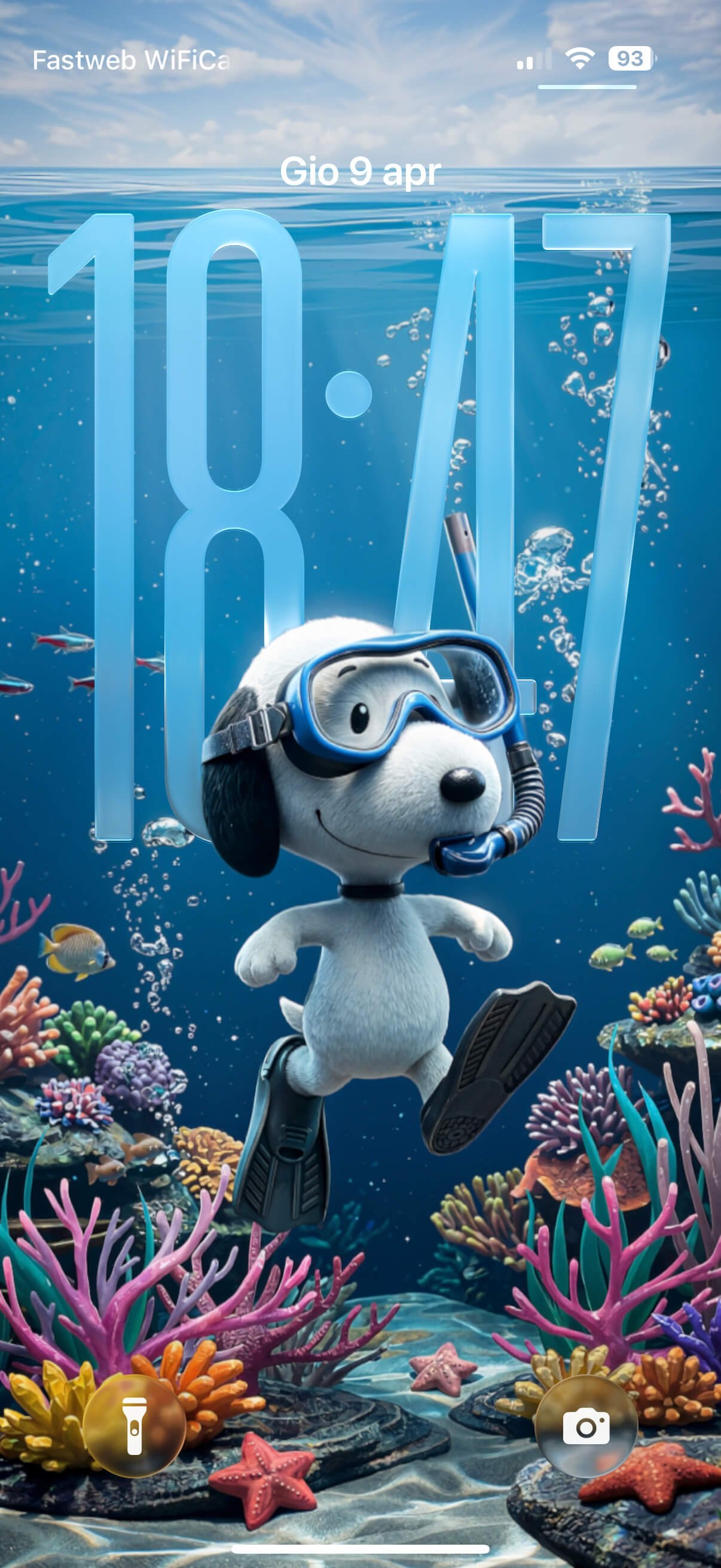 Snoopy Underwater | Depth Effect + 3D Spatial Scene