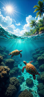 Turtles | Depth Effect + 3D Spatial Scene