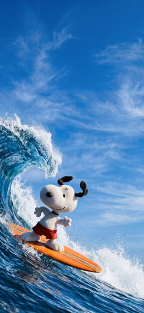 Snoopy Surf | LIVE Wallpaper