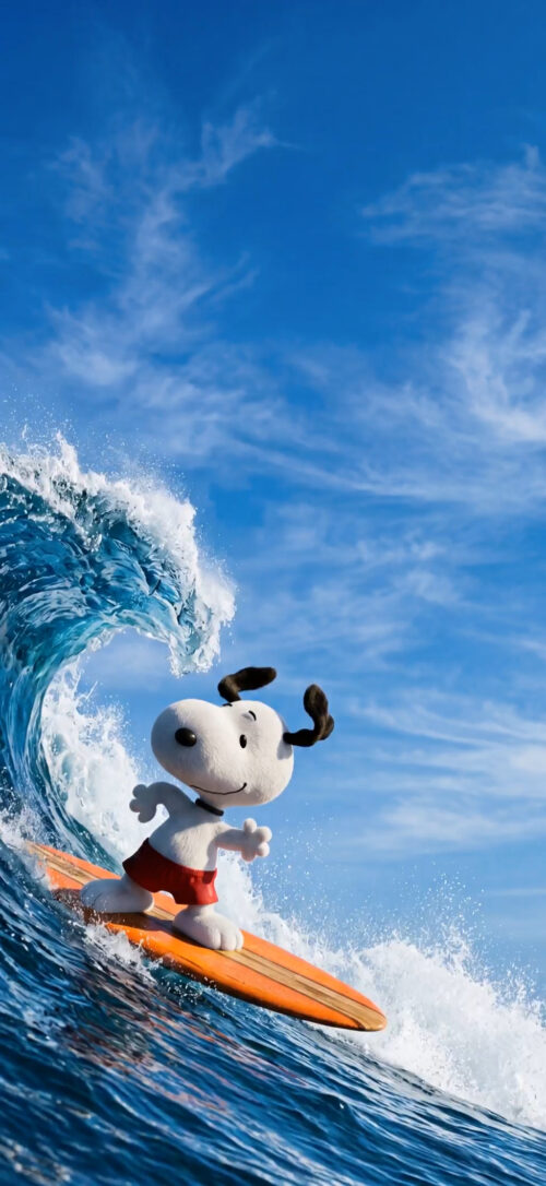 Snoopy Surf | LIVE Wallpaper