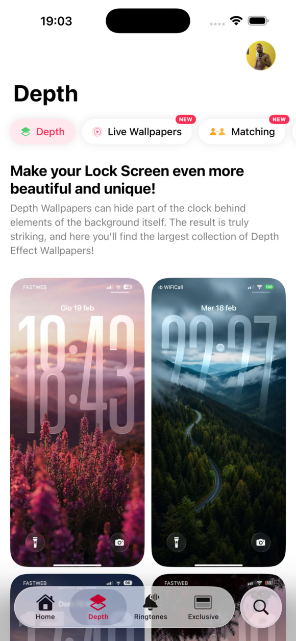 Wallpapers Central app screenshot 2