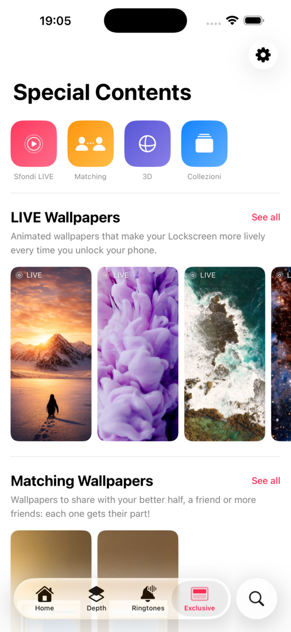 Wallpapers Central app screenshot 3