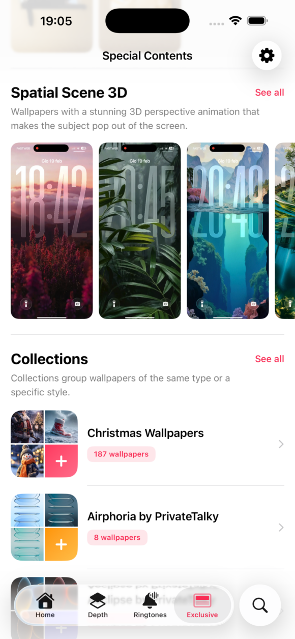 Wallpapers Central app screenshot 4