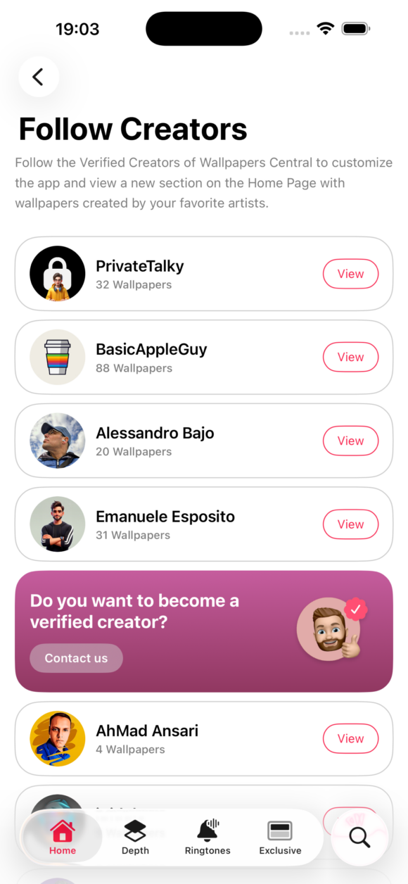 Wallpapers Central app screenshot 5