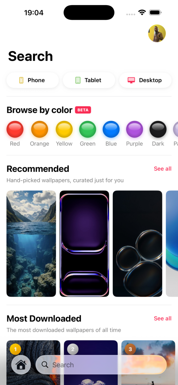 Wallpapers Central app screenshot 6
