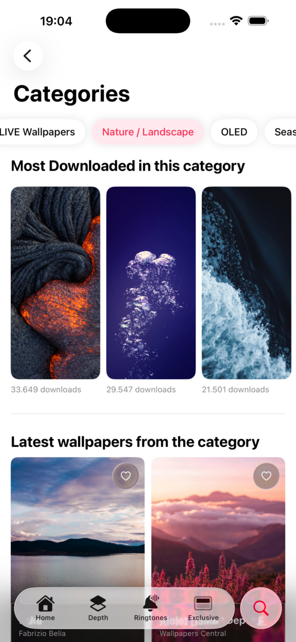 Wallpapers Central app screenshot 7