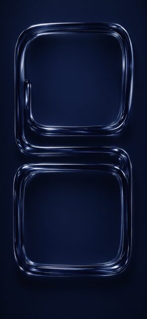 Deep Blue Liquid Glass Line
