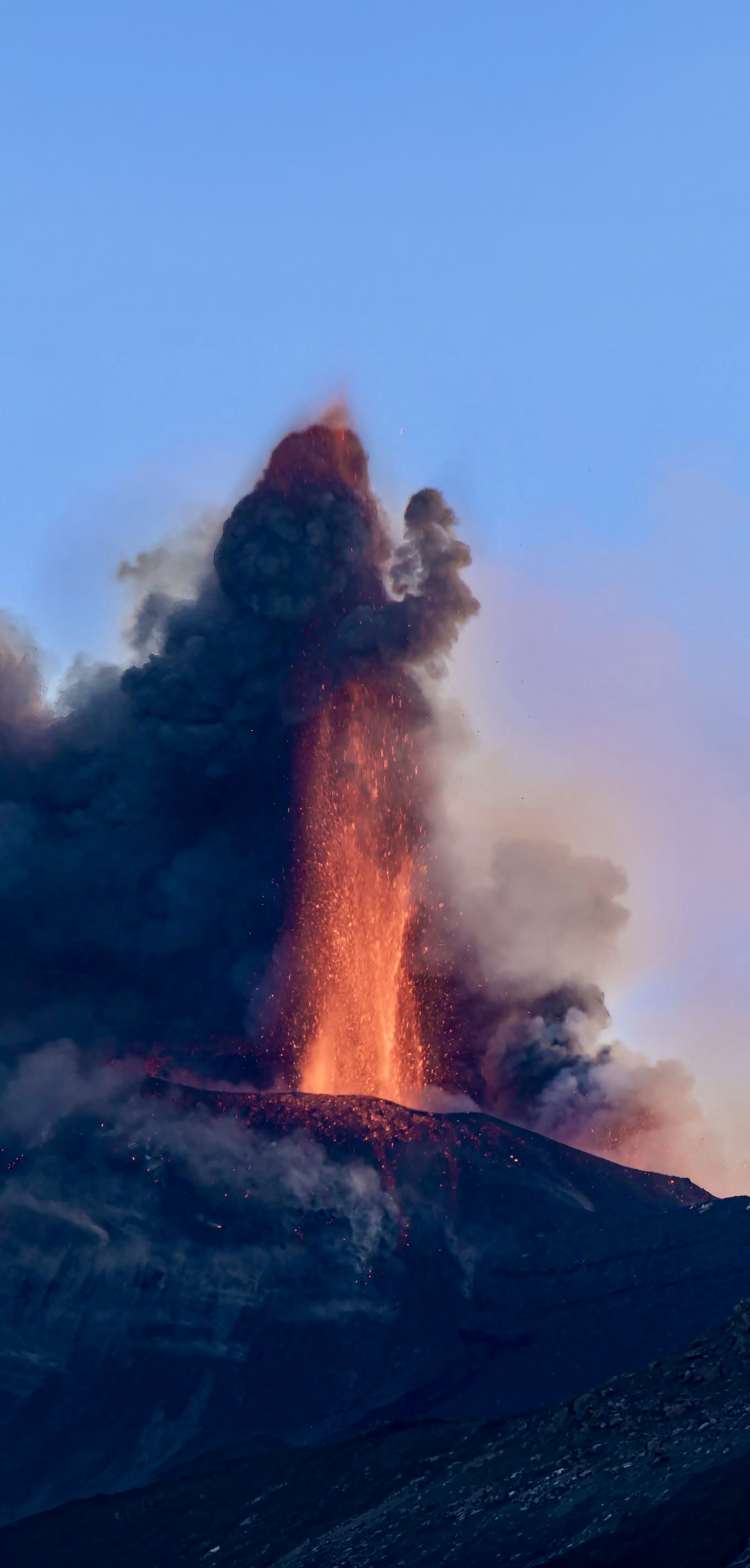 Etna Volcano Eruption | Depth Effect