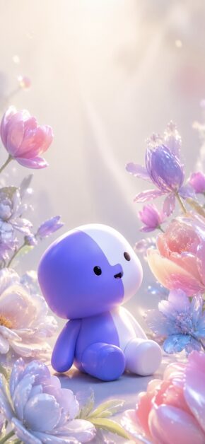 Purple Finder baby bloom