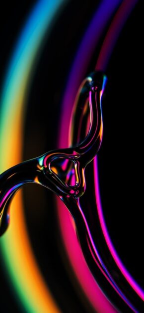 Liquid Glass rainbow