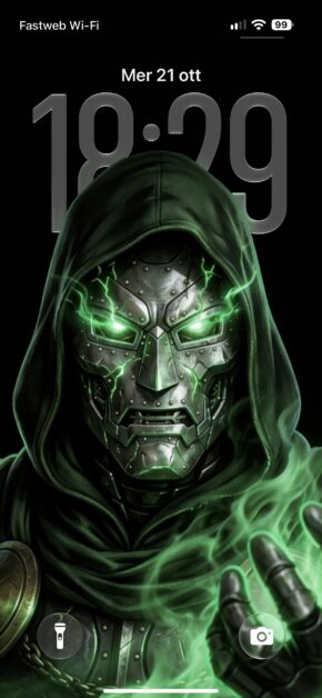 Doctor Doom Green Energy | Depth Effect + 3D