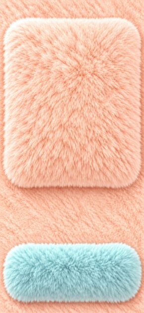 Peach Blue | Furry