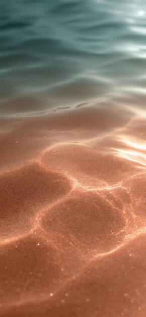 Golden Ripples in Shallow Water
