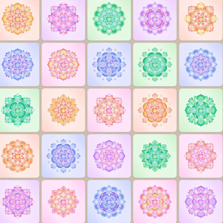 Apple Rangoli
