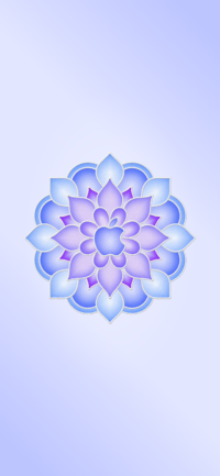 Apple Rangoli - Blue