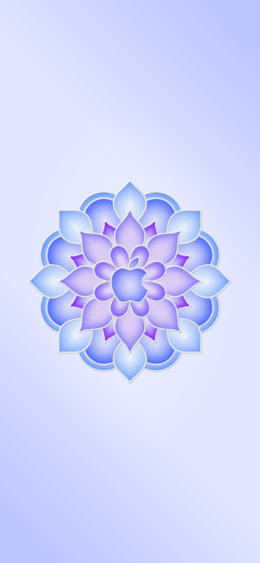 Apple Rangoli – Blue