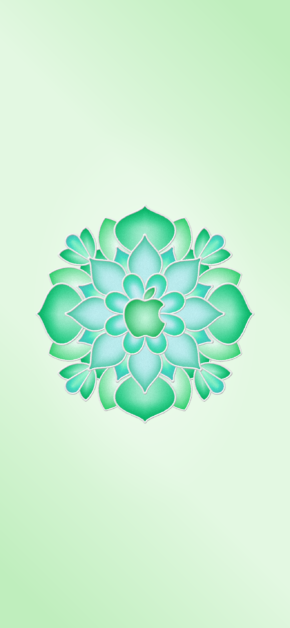 Apple Rangoli – Green