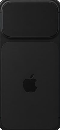 Sleek Black Apple