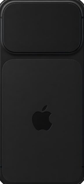 Sleek Black Apple