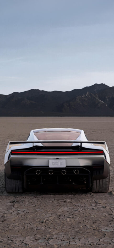 Sfondo Sleek Tesla Roadster